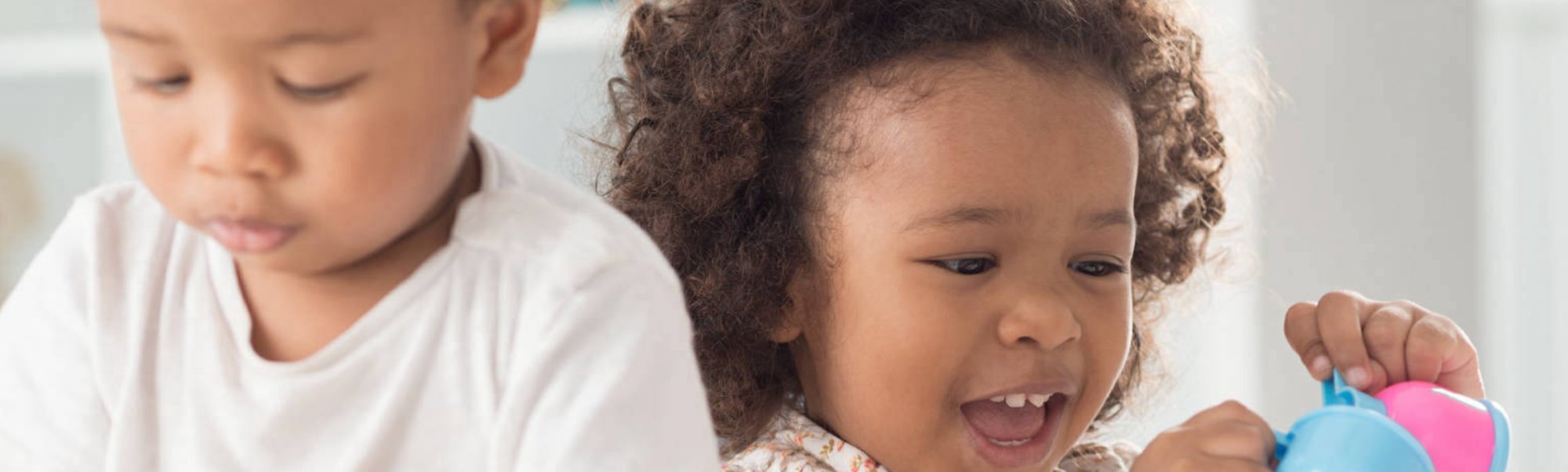 Happy babies playing at GloryBer's