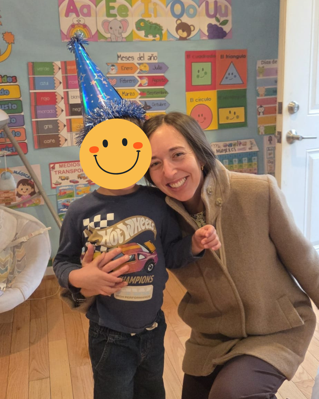 Birthday celebration with teacher at GloryBer's