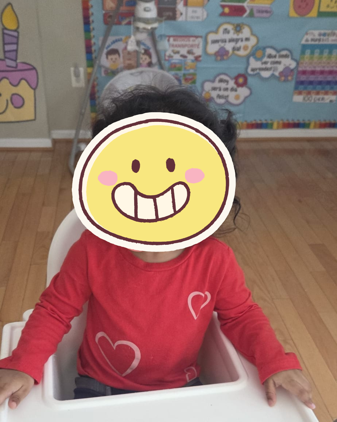 Happy toddler at GloryBer's
