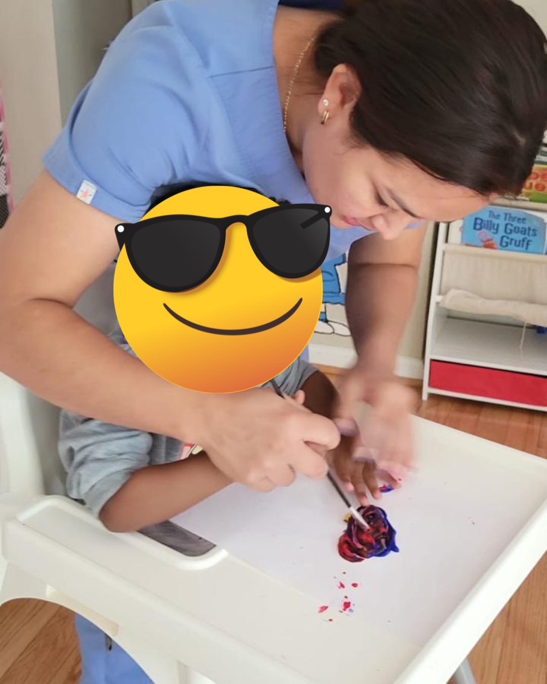 Art activity at GloryBer's