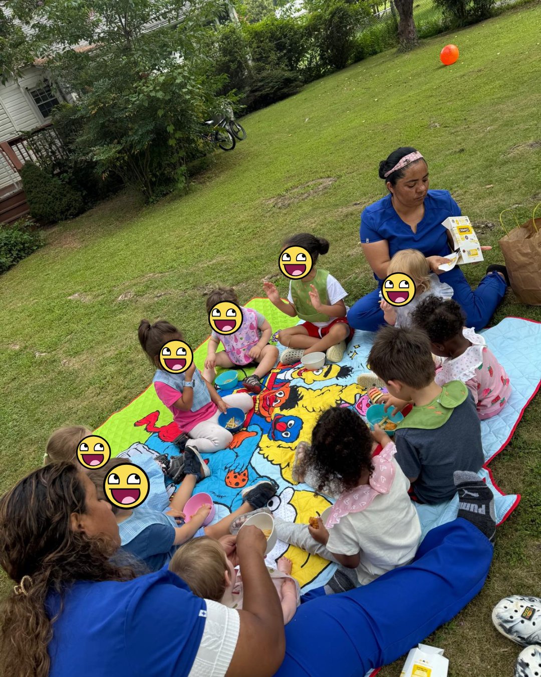 Outdoor play at GloryBer's