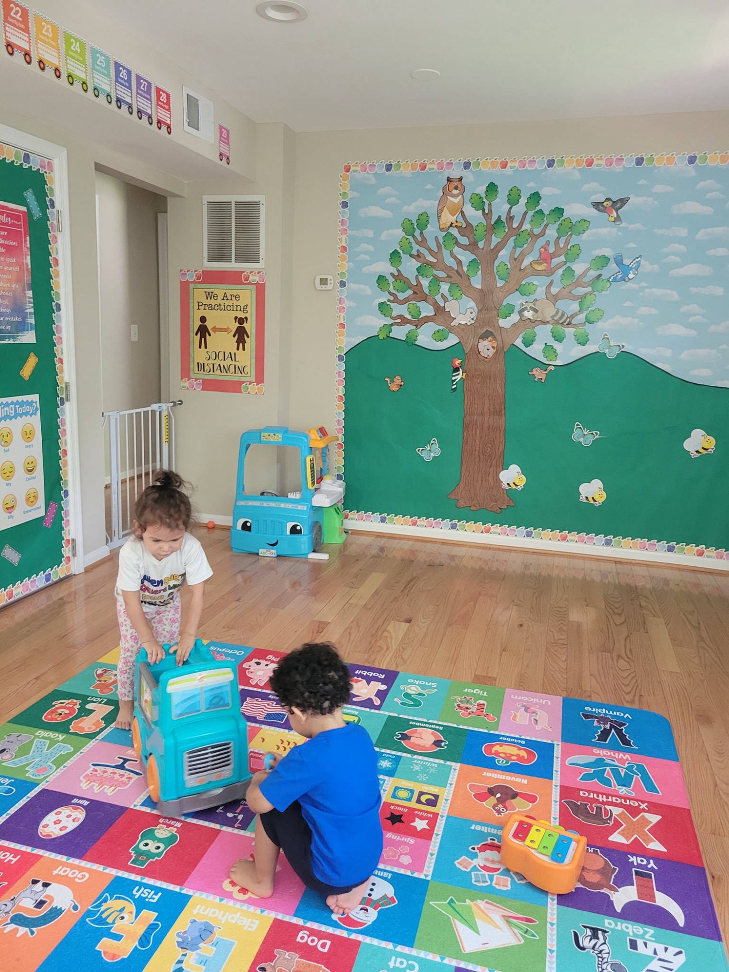 Infant play room at GloryBer's